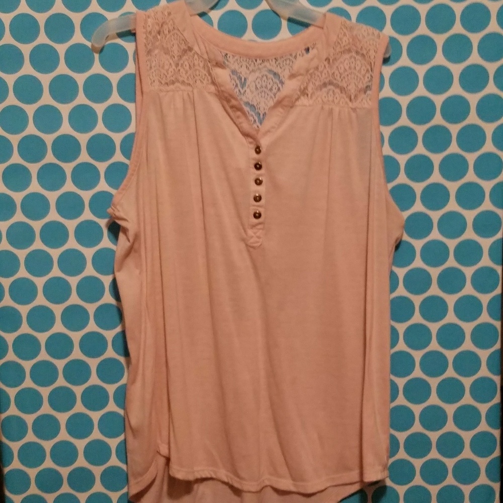 Sleeveless summer top